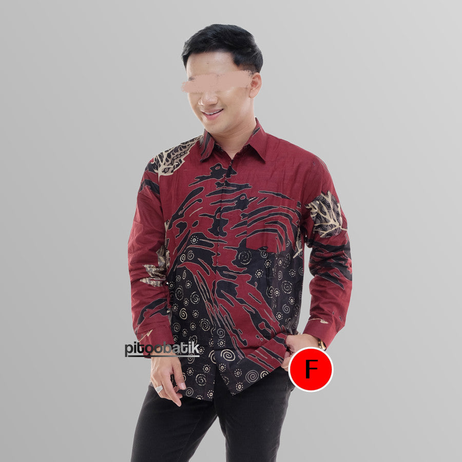 Kemeja Batik Pria Murah Lengan Panjang | Baju Batik Pria | Kemeja Pria