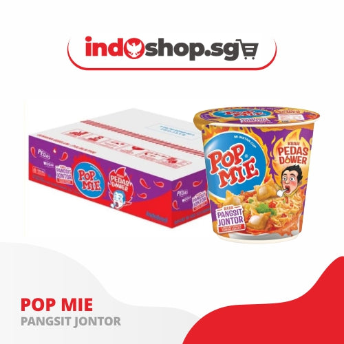 WHOLESALE Pop Mie Cup Bundle of 12 x @75GR | 1 Carton Mix Flavors | Instant Noodle