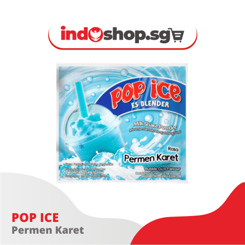 Milk Ice Powder | Pop Ice Avocado, Mango, Cappuccino, Strawberry & Vanilla Blue 1 renteng 10 pcs