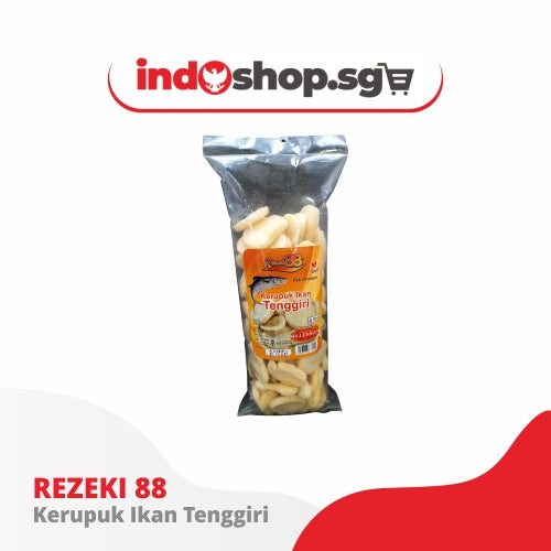 Kerupuk Rejeki 88 – Crispy Prawn Crackers, Full of Flavor! Premium Mackerel Fish Crackers!