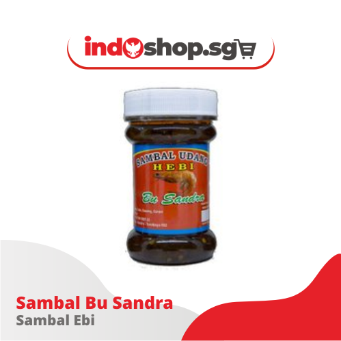 Bu Sandra Chili Paste Ready To Eat | SBY 150 gram | Indonesian Chili
