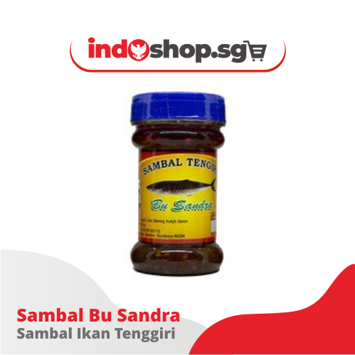 Bu Sandra Chili Paste Ready To Eat | SBY 150 gram | Indonesian Chili