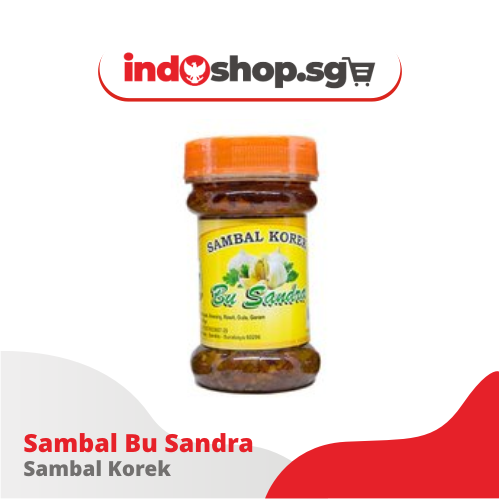 Bu Sandra Chili Paste Ready To Eat | SBY 150 gram | Indonesian Chili