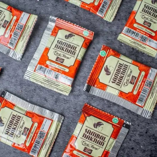Chili Ready to eat | Sambal Naknan Sachet Level 3 50pcs at 12gr | Sambel | Indonesian Chili #indoshop#