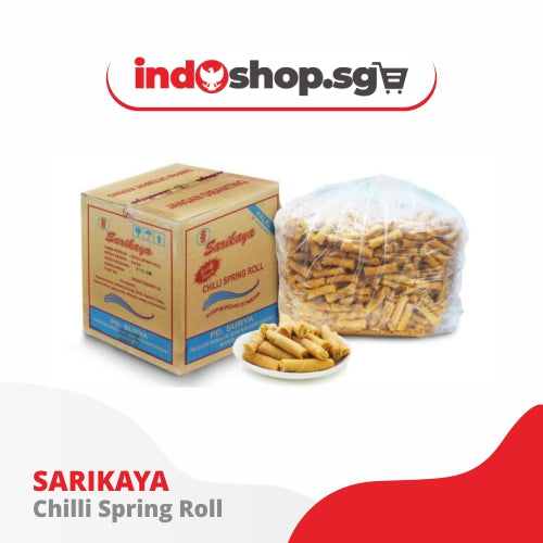 WHOLESALE Shrimp Spring Roll Samosa Sarikaya - 1 Carton Samosa 3KG Sumpia 5KG