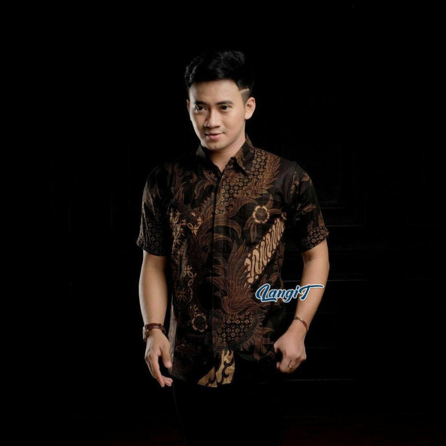 Kemeja Hem Batik Pria lengan pendek murah grosir obral seragaman
