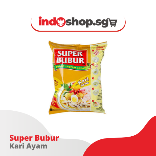 Instant Porridge Super Bubur Abon Sapi & Ayam 45 gr | Beef Floss Instant Porridge | Chicken Instant Porridge