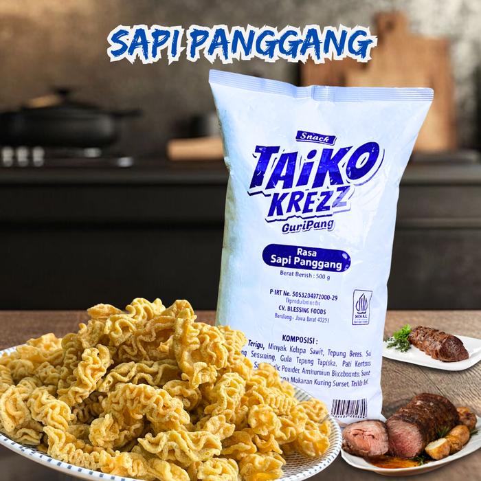 π TAIKO KREZZ GURIPANG 500G π π₯ OCTOPUS ROASTED CRISPY SNACK π₯