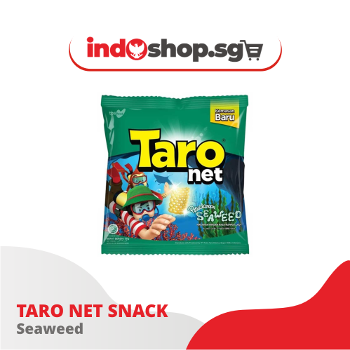 Potato Snack Taro Net Snack 32GR | Seaweed | Barbecue BBQ | Cowboy Steak | Italian Pizza #indoshop#