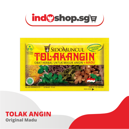 Herbal Remedy Cold Flu 1 Box 12 sachets | Tolak Angin Cair | Original Madu | Royal Jelly Sugar Free 5 sachets | Flu | Anak | Tolak Linu
