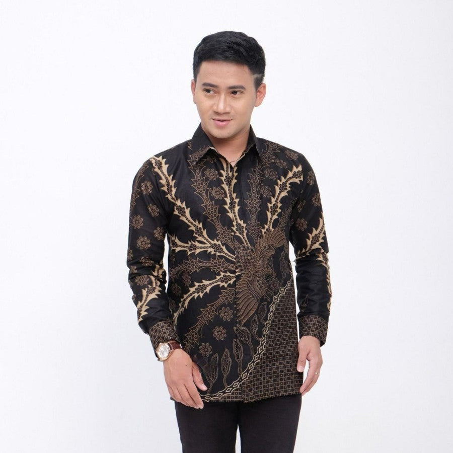 KEMEJA BATIK PRIA LENGAN PANJANG BIG SIZE JUMBO MLXLXXL 3XL sampe10XL