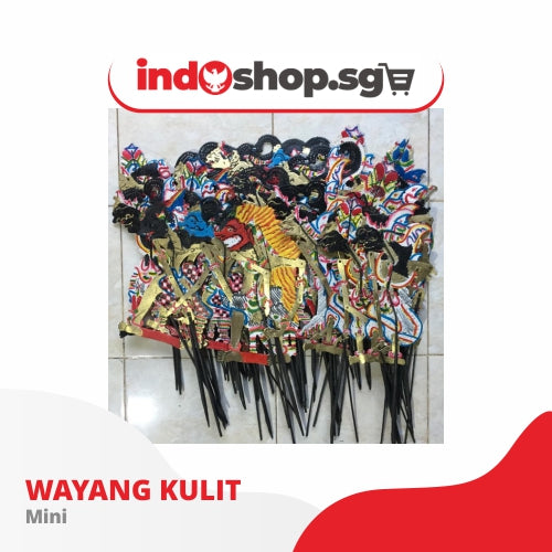 Javanese Puppet | Wayang Kulit Mini Bundle of 2 pcs
