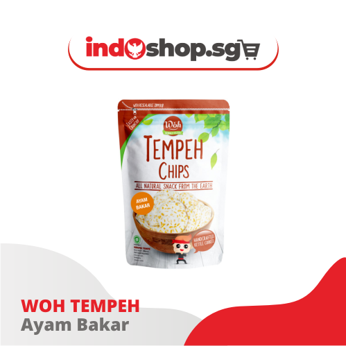Woh Tempeh Chips 100 gr | Balado/Hot and Spicy | Barbecue | Seaweed #indoshop#