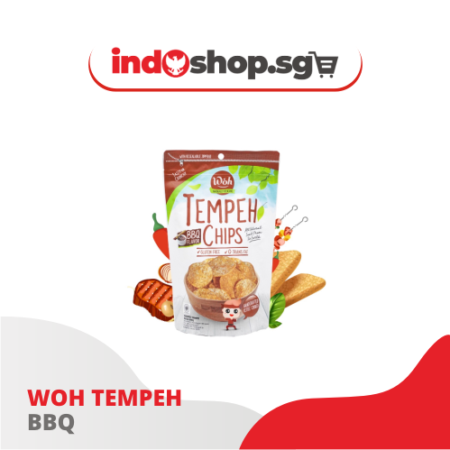 Woh Tempeh Chips 100 gr | Balado/Hot and Spicy | Barbecue | Seaweed #indoshop#