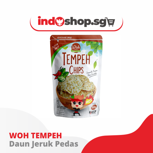 Woh Tempeh Chips 100 gr | Balado/Hot and Spicy | Barbecue | Seaweed #indoshop#