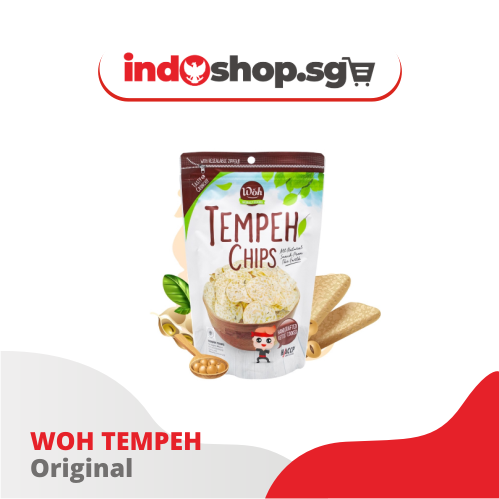 Woh Tempeh Chips 100 gr | Balado/Hot and Spicy | Barbecue | Seaweed #indoshop#