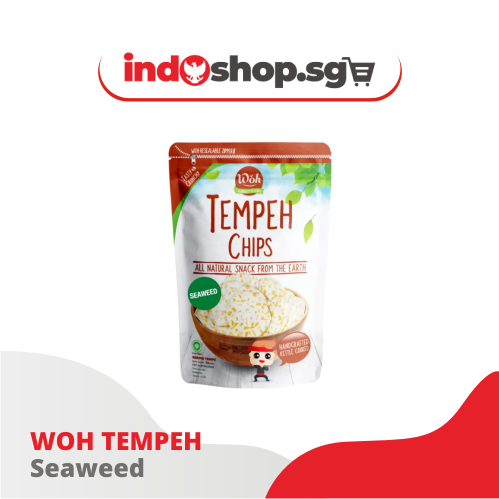 Woh Tempeh Chips 100 gr | Balado/Hot and Spicy | Barbecue | Seaweed #indoshop#