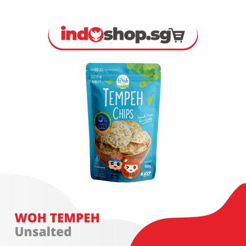 Woh Tempeh Chips 100 gr | Balado/Hot and Spicy | Barbecue | Seaweed #indoshop#