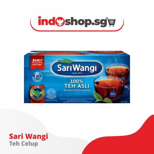 Sari Wangi 100% Teh Asli β 100-Bag Black Tea | Bundle Pack (2 Γ 25Bags)