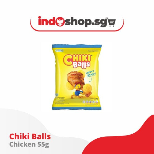 Chiki Balls 55 g – Crunchy Corn Snack (Cheese / Chocolate / Chicken)