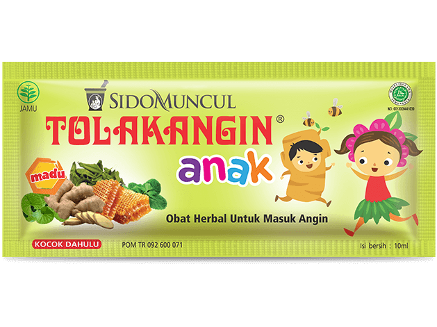 Herbal Remedy Cold Flu 1 Box 12 sachets | Tolak Angin Cair | Original Madu | Royal Jelly Sugar Free | Flu | Anak