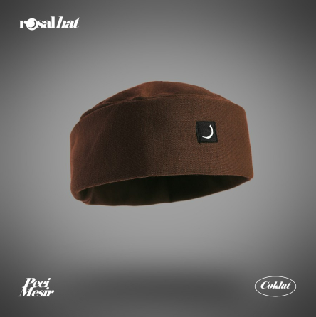 Hajj Cap | PRIA Afghan Cap - Rosal Hat Cap - Men | Rosal Peci Lipat Mesir Rosalhat Peci Sholat Kopiah
