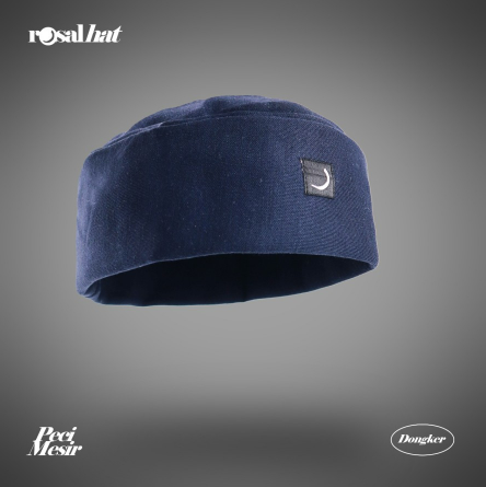 Hajj Cap | PRIA Afghan Cap - Rosal Hat Cap - Men | Rosal Peci Lipat Mesir Rosalhat Peci Sholat Kopiah