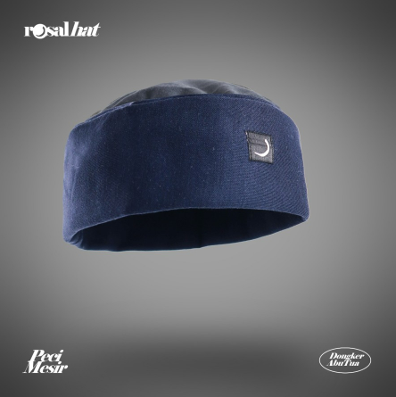 Hajj Cap | PRIA Afghan Cap - Rosal Hat Cap - Men | Rosal Peci Lipat Mesir Rosalhat Peci Sholat Kopiah