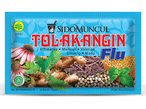 Herbal Remedy Cold Flu 1 Box 12 sachets | Tolak Angin Cair | Original Madu | Royal Jelly Sugar Free | Flu | Anak
