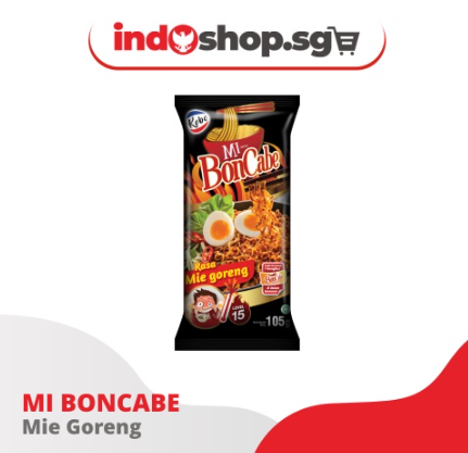 Instant Spicy Fried Noodle Bon Cabe Mie Goreng | Ramen Pedas | BonCabe #indoshop#