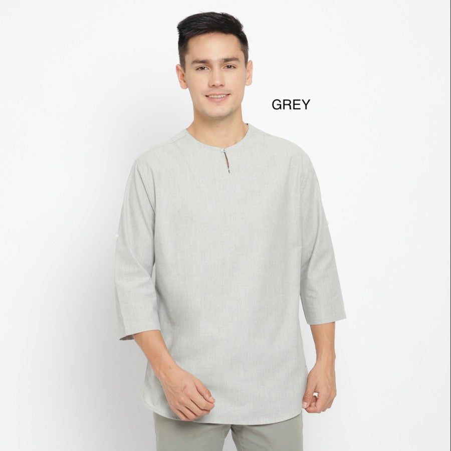 Baju Koko Pria Kairo - Toraformen Kemeja Kurta Polos Katun Premium #indoshop#
