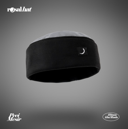 Hajj Cap | PRIA Afghan Cap - Rosal Hat Cap - Men | Rosal Peci Lipat Mesir Rosalhat Peci Sholat Kopiah
