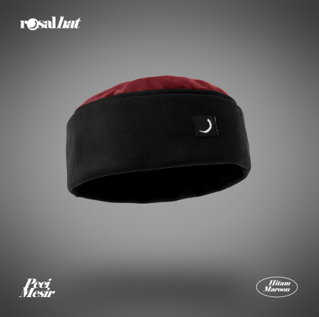 Hajj Cap | PRIA Afghan Cap - Rosal Hat Cap - Men | Rosal Peci Lipat Mesir Rosalhat Peci Sholat Kopiah