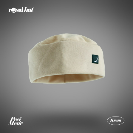 Hajj Cap | PRIA Afghan Cap - Rosal Hat Cap - Men | Rosal Peci Lipat Mesir Rosalhat Peci Sholat Kopiah