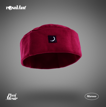 Hajj Cap | PRIA Afghan Cap - Rosal Hat Cap - Men | Rosal Peci Lipat Mesir Rosalhat Peci Sholat Kopiah