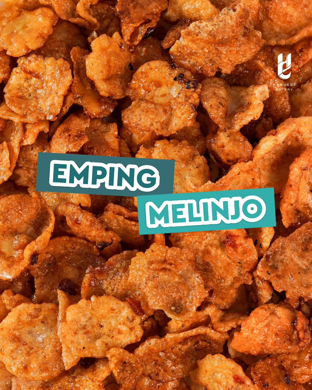 Emping Melinjo Cracker 330 gr / 500 gr | Harvest Eatery