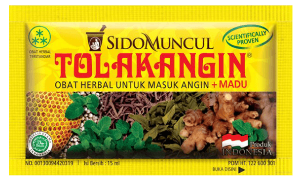 Herbal Remedy Cold Flu 1 Box 12 sachets | Tolak Angin Cair | Original Madu | Royal Jelly Sugar Free | Flu | Anak