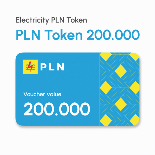 PLN Electricity Token 200.000 | #Digital_Indoshop.sg