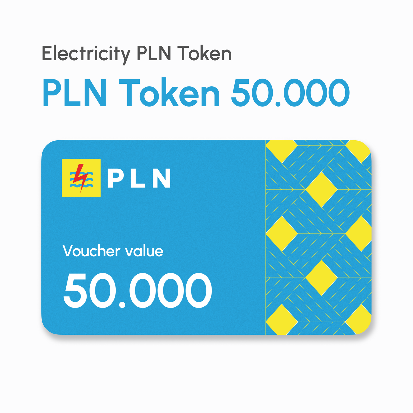 PLN Electricity Token 50.000 | #Digital_Indoshop.sg