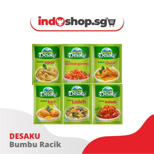 Seasoning Bumbu Desaku 12.5 gram | Opor | Sambal Goreng | Kari | Lodeh | Balado #indoshop#