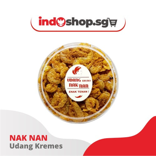 Crispy Shrimp Snack (175g) Udang Kremes Merk NakNan