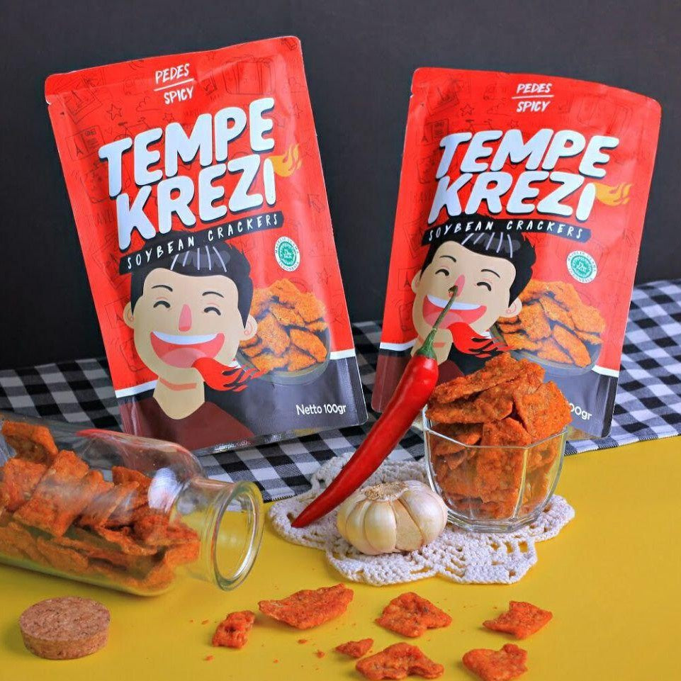 Tempe Chips | Keripik Tempe Krezi 100 gr | Tempeh Chips