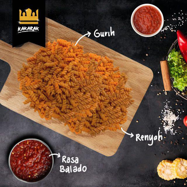Makaroni Kakarak 100 gr | Crispy Macaroni | Macaroni Snack | Tasty Macaroni