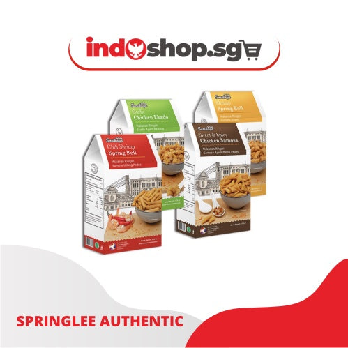 Springlee Box Sarikaya - Spring Rolls & Snacks (200g) | Sumpia Udang Pedas #indoshop#