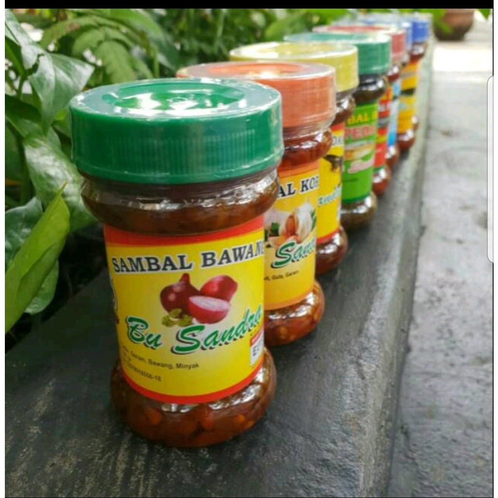 Bu Sandra Chili Paste Ready To Eat | SBY 150 gram | Indonesian Chili
