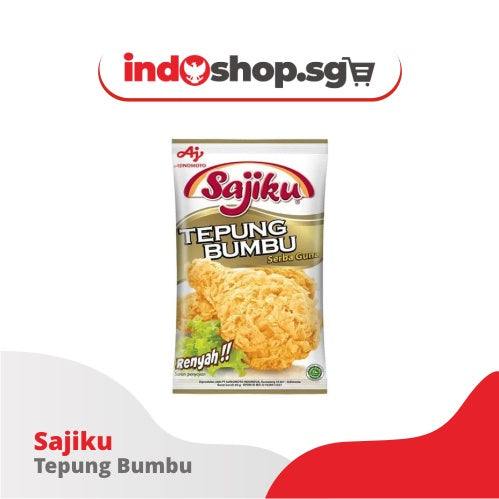 Flour Seasoning Fried Chicken Prawn Veggie | Sajiku Tepung Bumbu Serba Guna 240 gr #indoshop#