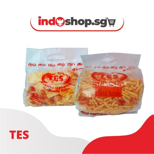 Tes Spicy Corn Tapioca Snack | Stik Balado 200g | Keripik Singkong Balado 250g | 500g| Acefood