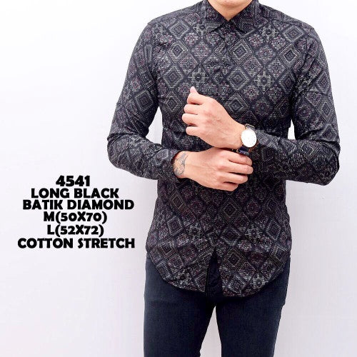 Kemeja Batik Pria Lengan Panjang Aljosa