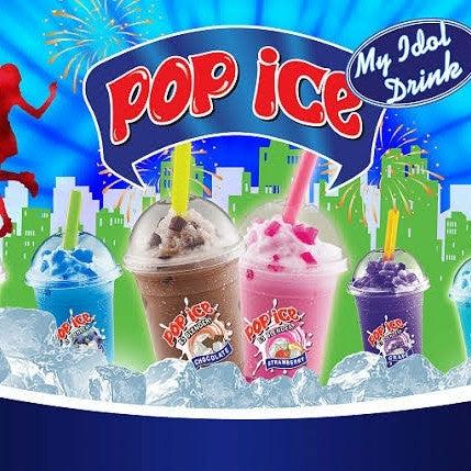 Pop Ice Avocado, Mango, Cappuccino, Strawberry & Vanilla Blue 1 renteng 10 pcs