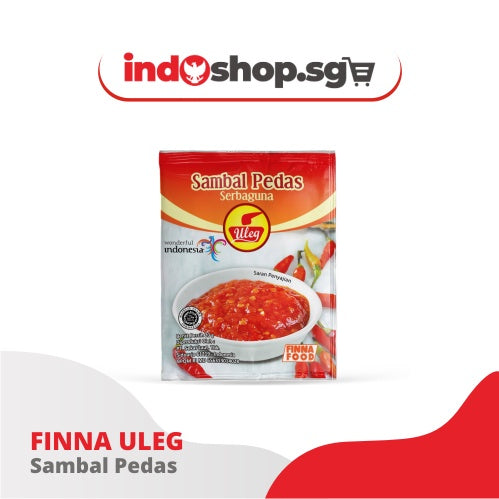 Uleg Sambal Terasi/ Sambel Ijo / Pedas / Kemiri/ Rawit/ Bawang/ Teri / Terasi / Kecombrang / Bajak (10sachet x 20g)
